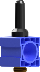 SBK Rücklaufsegment 3000 blau mit Durchflussmesser 60-250 l/